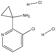 1-(3-CHLOROPYRIDIN-2-YL)CYCLOPROPANAMINE 2HCL Structure