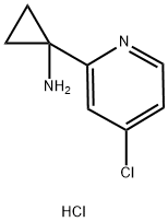 1-(4-CHLOROPYRIDIN-2-YL)CYCLOPROPANAMINE 2HCL Structure