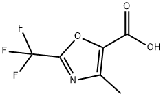 4-METHYL-2-(TRIFLUOROMETHYL)OXAZOLE-5-CARBOXYLIC ACID Struktur