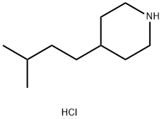4-(3-甲基丁基)哌啶盐酸,1384808-60-9,结构式