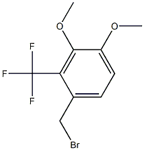 1-(bromomethyl)-3,4-dimethoxy-2-(trifluoromethyl)benzene,138491-36-8,结构式