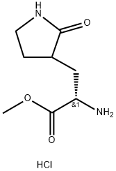 METHYL (2S)-2-((TERT-BUTOXYCARBONYL)AMINO)-3-(2-OXO-1L2-PYRROLIDIN-3-YL)PROPANOATE HCL,1385184-01-9,结构式