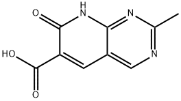 2-methyl-7-oxo-7,8-dihydropyrido[2,3-d]pyrimidine-6-carboxylic acid Structure
