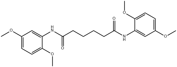 N,N'-bis(2,5-dimethoxyphenyl)hexanediamide|