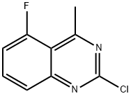 2-chloro-5-fluoro-4-methylquinazoline 化学構造式
