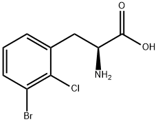 3-Bromo-2-chloro-L-phenylalanine Structure