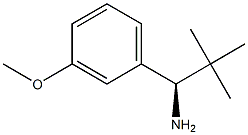 (1R)-1-(3-METHOXYPHENYL)-2,2-DIMETHYLPROPAN-1-AMINE 化学構造式