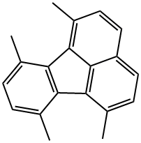 1,6,7,10-TETRAMETHYLFLUORANTHENE Structure