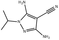 3,5-DIAMINO-1-ISOPROPYL-1H-PYRAZOLE-4-CARBONITRILE Structure