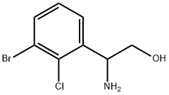 2-AMINO-2-(3-BROMO-2-CHLOROPHENYL)ETHAN-1-OL Structure