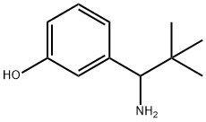 3-(1-AMINO-2,2-DIMETHYLPROPYL)PHENOL Structure