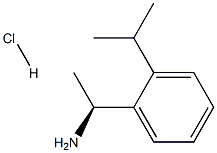 (1S)-1-(2-propan-2-ylphenyl)ethanamine:hydrochloride Structure