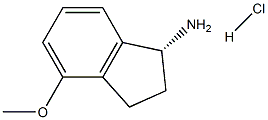 (R)-4-甲氧基-2,3-二氢-1H-茚满-1-胺盐酸盐,1391437-20-9,结构式