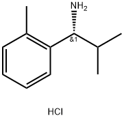 (1R)-2-METHYL-1-(2-METHYLPHENYL)PROPYLAMINE HYDROCHLORIDE Structure