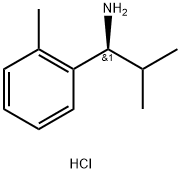 (1S)-2-METHYL-1-(2-METHYLPHENYL)PROPYLAMINE HYDROCHLORIDE Structure