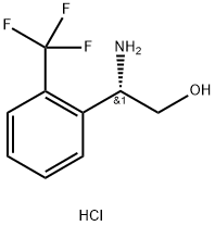 (2S)-2-AMINO-2-[2-(TRIFLUOROMETHYL)PHENYL]ETHAN-1-OL HYDROCHLORIDE Struktur