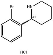 (R)-2-(2-bromophenyl)piperidine hydrochloride Structure