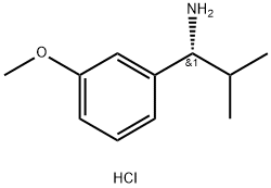 (1R)-1-(3-METHOXYPHENYL)-2-METHYLPROPYLAMINE HYDROCHLORIDE Structure