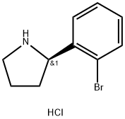 (R)-2-(2-bromophenyl)pyrrolidine hydrochloride Structure