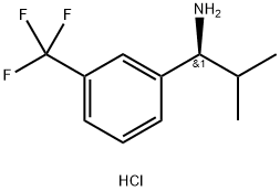 (S)-2-METHYL-1-[3-(TRIFLUOROMETHYL)PHENYL]PROPYLAMINE,1391495-88-7,结构式