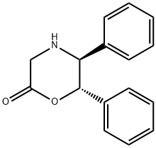 (5S,6S)-5,6-diphenylmorpholin-2-one Struktur