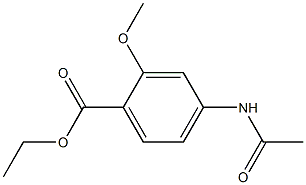 Ethyl 4-acetamido-2-methoxybenzoate Struktur