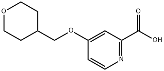 4-(Oxan-4-ylmethoxy)pyridine-2-carboxylic acid Structure