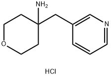 4-(Pyridin-2-ylmethyl)oxan-4-amine dihydrochloride Struktur