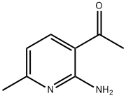 1-(2-Amino-6-methyl-pyridin-3-yl)-ethanone 化学構造式