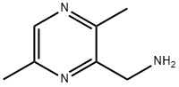 (3,6-Dimethylpyrazin-2-yl)methanamine 化学構造式