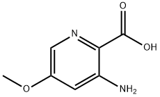 3-Amino-5-methoxypicolinic acid 化学構造式