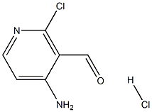 4-氨基-2-氯烟醛盐酸盐,1394003-99-6,结构式