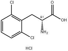 2,6-Dichloro-D-Phenylalanine hydrochloride Structure