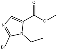 METHYL 2-BROMO-1-ETHYL-1H-IMIDAZOLE-5-CARBOXYLATE Structure