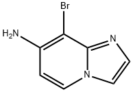8-BROMOIMIDAZO[1,2-A]PYRIDIN-7-AMINE Struktur