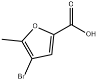 4-bromo-5-methylfuran-2-carboxylic acid, 1399653-21-4, 结构式