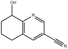 8-Hydroxy-5,6,7,8-tetrahydro-quinoline-3-carbonitrile Struktur