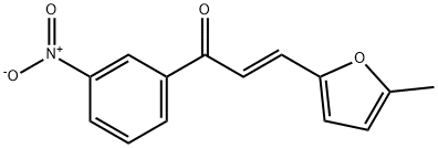 (2E)-3-(5-methylfuran-2-yl)-1-(3-nitrophenyl)prop-2-en-1-one Structure