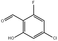 4-氯-2-氟-6-羟基苯甲醛 结构式