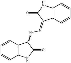 (3Z,3Z)-3,3-(hydrazine-1,2-diylidene)bis(indolin-2-one) Structure