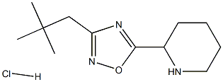 2-[3-(2,2-Dimethylpropyl)-1,2,4-oxadiazol-5-yl]piperidine hydrochloride