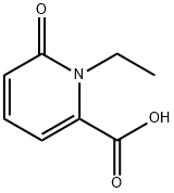 1-Ethyl-6-oxo-1,6-dihydropyridine-2-carboxylic acid Struktur
