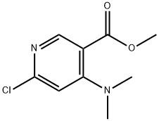 methyl6-chloro-4-(dimethylamino)pyridine-3-carboxylate Structure