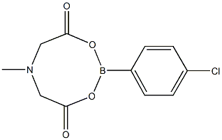 2-(4-Chlorophenyl)-6-methyl-1,3,6,2-dioxazaborocane-4,8-dione Structure