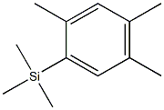 trimethyl-(2,4,5-trimethylphenyl)silane Struktur
