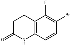 6-溴-5-氟-1,2,3,4-四氢喹啉-2-酮,1404367-69-6,结构式
