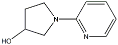 1-pyridin-2-ylpyrrolidin-3-ol 结构式