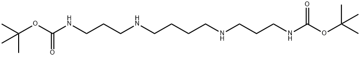 N-[2-(乙氨基)乙基]氨基甲酸叔丁酯 结构式