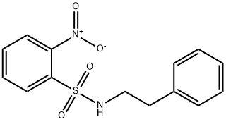 2-Nitro-N-(2-phenylethyl)benzenesulfonamide, 97%,141381-81-9,结构式