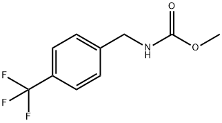 METHYL 4-(TRIFLUOROMETHYL)BENZYLCARBAMATE 化学構造式